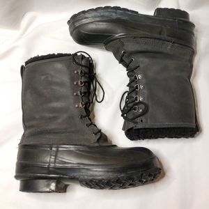 LaCrosse Iceman Black Winter Waterproof Men's Snow Boots Size 9